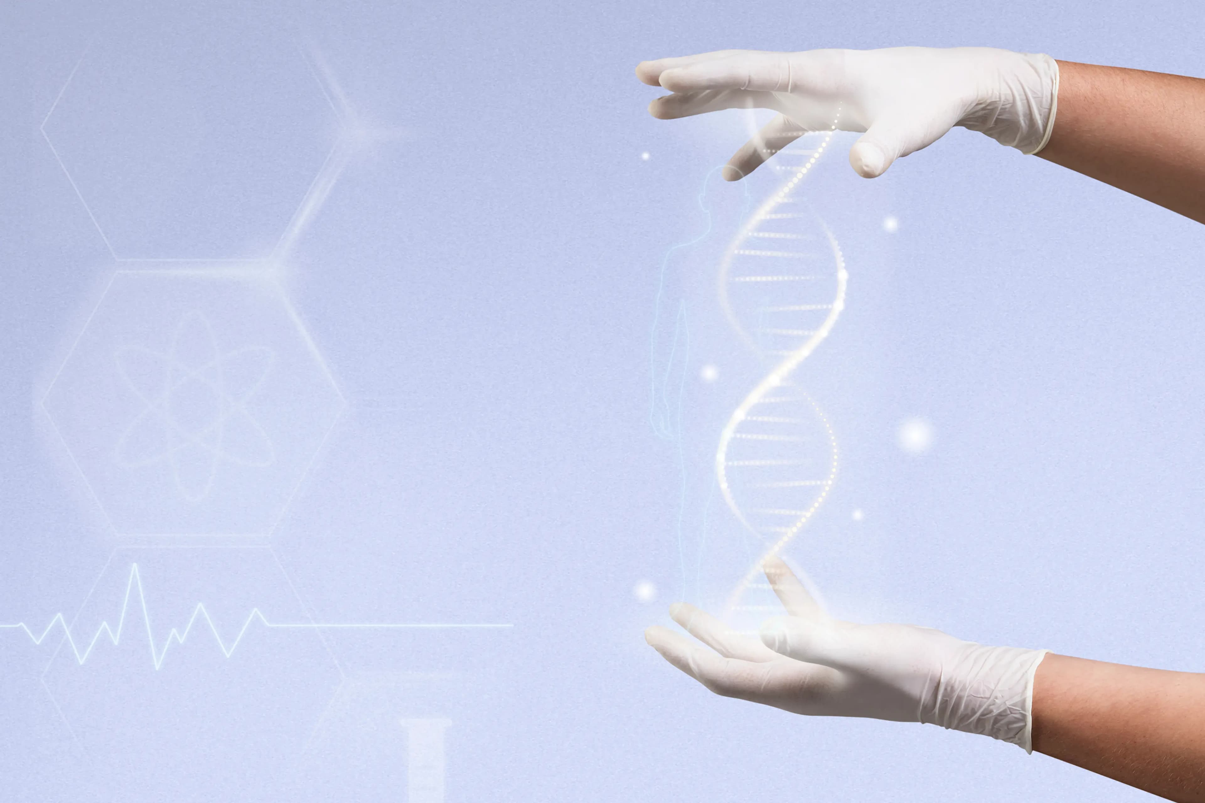Illustration of genetic testing